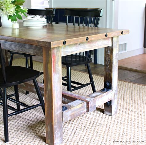 DIY: How to Build a Faux Barnwood Dining Table - Building Strong