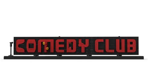 LEGO MOC Comedy Club Sign by Mocker | Rebrickable - Build with LEGO