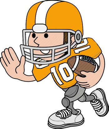 Score a Touchdown with Our Collection of Football Cartoon Cliparts