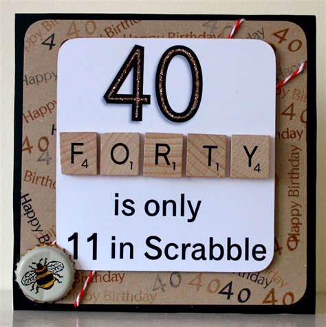 Printable 40th Birthday Cards Free For Men