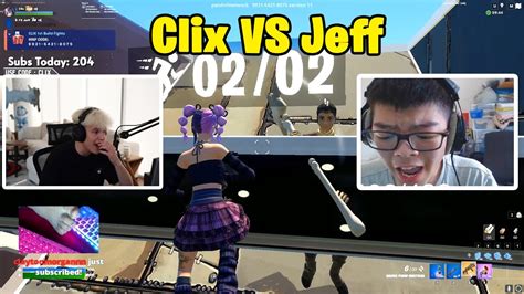 Clix VS Asian Jeff 1v1 TOXIC Buildfights! - YouTube