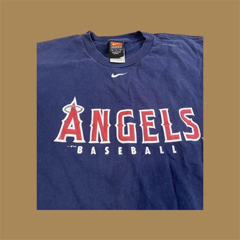 2005 MLB angels baseball vintage shirt. No holes or... - Depop