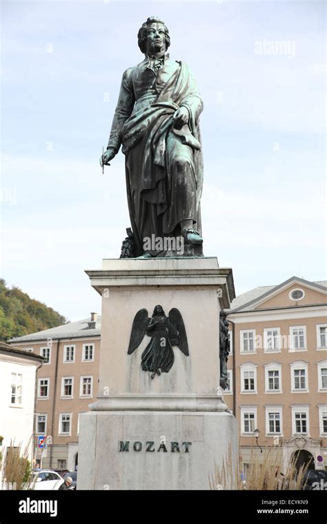 Mozart statue Salzburg Stock Photo, Royalty Free Image: 76825541 - Alamy