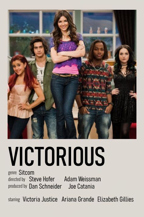 Victorious Polaroid Minimalist Poster