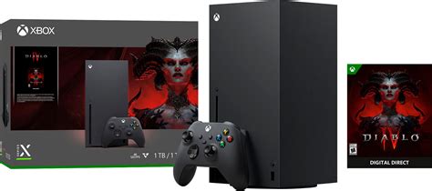 Best Buy: Microsoft Xbox Series X 1TB Console Diablo IV Bundle Black ...