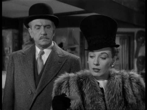 Sherlock Holmes - Dressed To Kill - 1946 (Frederick Worlock & Patricia Morison) - LOVE her hat!!