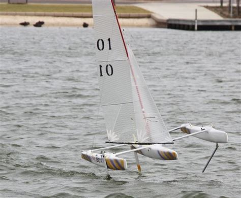 RC Wing Sail Catamaran | Catamaran, Sailing, Sailboat plans