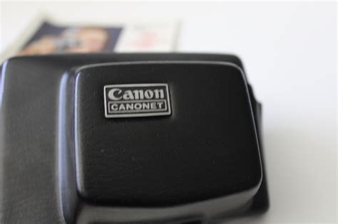 vintage Canon film camera made in Japan, Canonet 28 w/ original manual