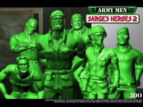 Army Men: Sarge's Heroes 2 | Army men, Hero, Army