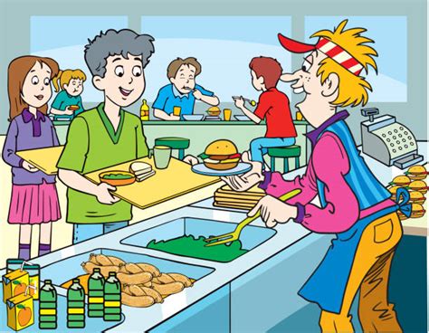 550+ School Cafeteria Cartoon Stock Illustrations, Royalty-Free Vector Graphics & Clip Art - iStock