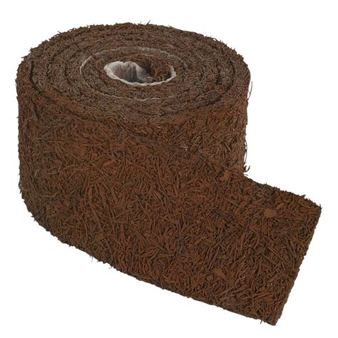 Perm-A-Mulch Rubber Mulch 8-ft Red Rubber Landscape Edging Roll in the ...