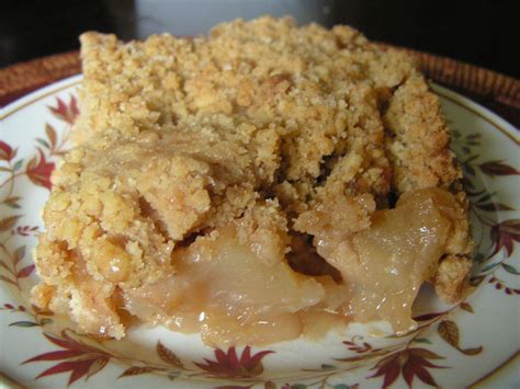 Apple crumble - What's the recipe today