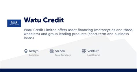 Watu Credit - Overview, Financials, Competitors - StartupList Africa