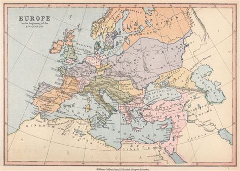 6th Century Map Of Europe – Topographic Map of Usa with States