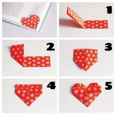 Heart Gum Wrapper Origami