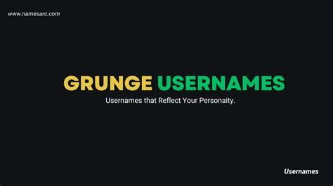 600+ Catchy Grunge Usernames Ideas For You - Namesarc