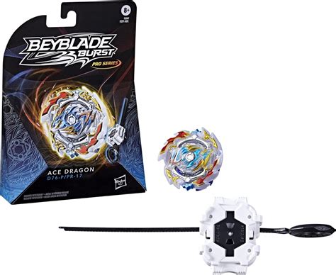 BEYBLADE Burst Pro Series Ace Dragon Spinning Top Starter Pack - Attack Type Battling Game Toy ...