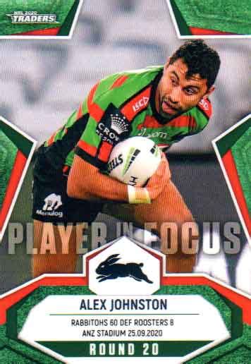 2020 NRL Traders Player in Focus Round 20 IF20 Alex Johnston Rabbitohs ...