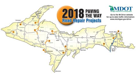 MDOT releases map of 2018 road construction projects