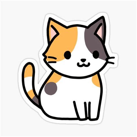 Calico Cat Gifts & Merchandise for Sale | Pegatinas bonitas, Stickers ...