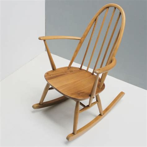 Small Rocking Chair by Lucian Ercolani for Ercol For Sale at 1stDibs