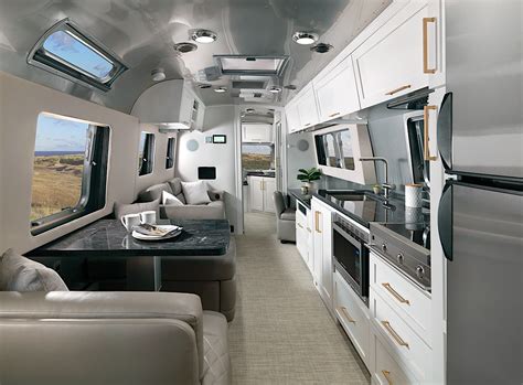 The classic Airstream Travel Trailer gets a deluxe interior upgrade ...