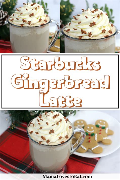 Starbucks Gingerbread Latte - Mama Loves to Eat