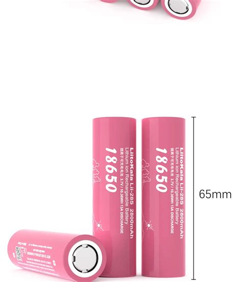 Liitokala Lii-28s Li-ion 3.7v 18650 Rechargeable Battery 2800mah - Buy ...