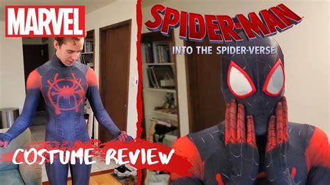 Miles Morales Into The Spider-Verse Costume Review (from Amazon) | Suit Review - YouTube