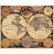 Replica Antique Map of the World Poster | Zazzle.com