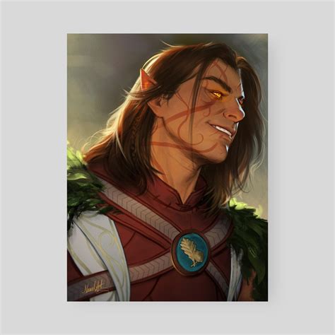 Halsin, Baldur's Gate 3 [Long Hair], an art print by Naariel - INPRNT