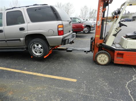 Forklift Wrecker® - Move Cars with Just a Forklift - Wheel Lift Attachment