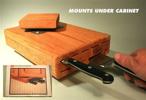 Knife Storage Block Under Cabinet Wusthof