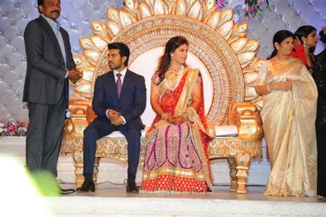 ACTRESS: Ram Charan Wedding Reception Photos