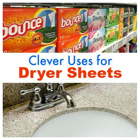 Handy Uses For Dryer Sheets- Dryer Sheet Hacks- A Cultivated Nest