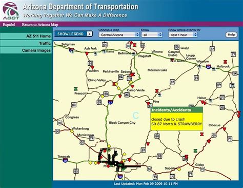 Arizona Highway Conditions Map | Checking the state highways… | Flickr