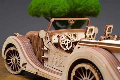 These Flat-pack Wood Models are Desktop Mechanical Marvels