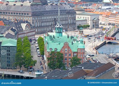 Aerial View of the Borsen in Copenhagen Editorial Image - Image of ...