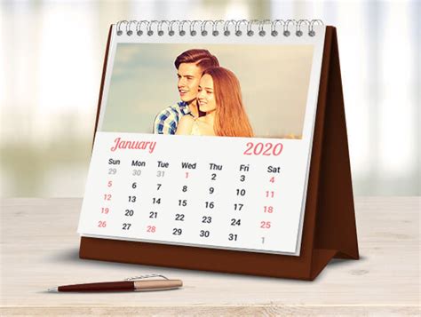 Desk Calendar Unique Design 2024 - Calendar 2024 Ireland Printable