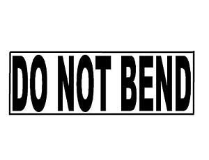 DO NOT BEND STICKERS | eBay