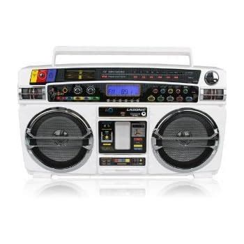 Amazon.com: Lasonic i-931BT Portable Bluetooth Stereo Ghetto Blaster ...