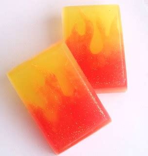 Flame Soap Bars | These flames fade from red to yellow, in a… | Flickr