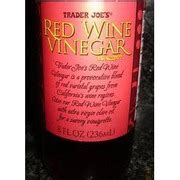 Trader Joe's Red Wine Vinegar: Calories, Nutrition Analysis & More | Fooducate