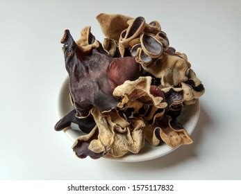 Dried Wood Ear Fungus Black Mushrooms Stock Photo (Edit Now) 1575117832