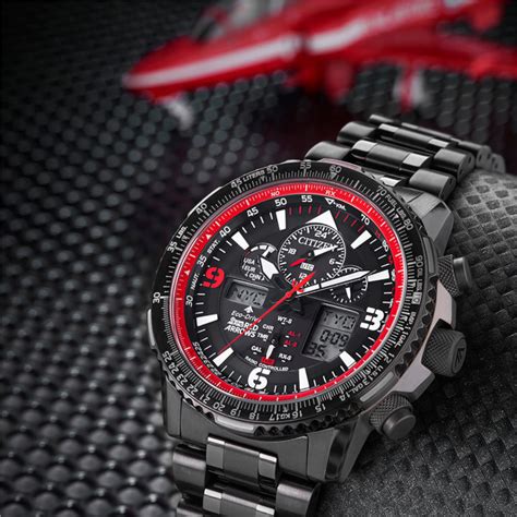 Citizen Limited Edition Red Arrows Skyhawk A-T Eco-drive Watch JY8087-51E