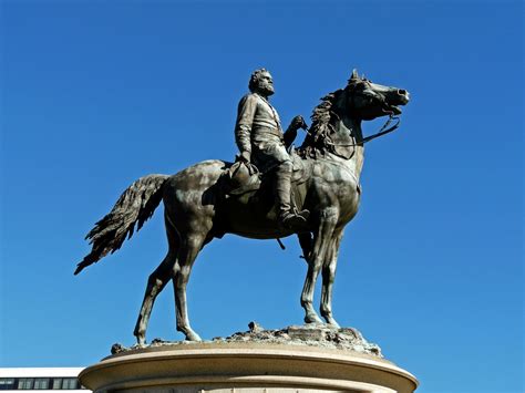 Equestrian statue of George H. Thomas in Washington D.C. US