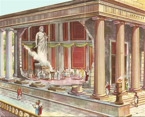 a cross-section of a Roman temple | Ancient roman architecture, Roman ...