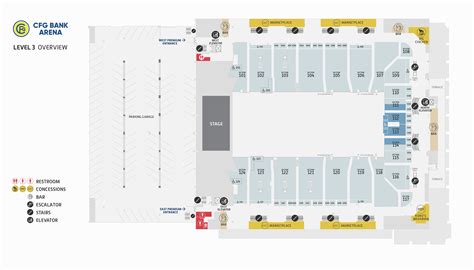 Venue Maps - CFG Bank Arena - Baltimore