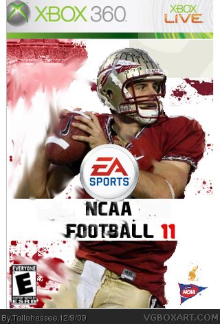 NCAA Football 11 Xbox 360 Box Art Cover by Tallahassee