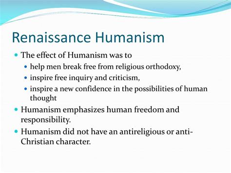 PPT - Renaissance Humanism PowerPoint Presentation, free download - ID ...